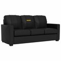 Dreamseat Silver Sofa with Pittsburgh Steelers Secondary Logo XZ7759001SOCDBK-PSNFL21041